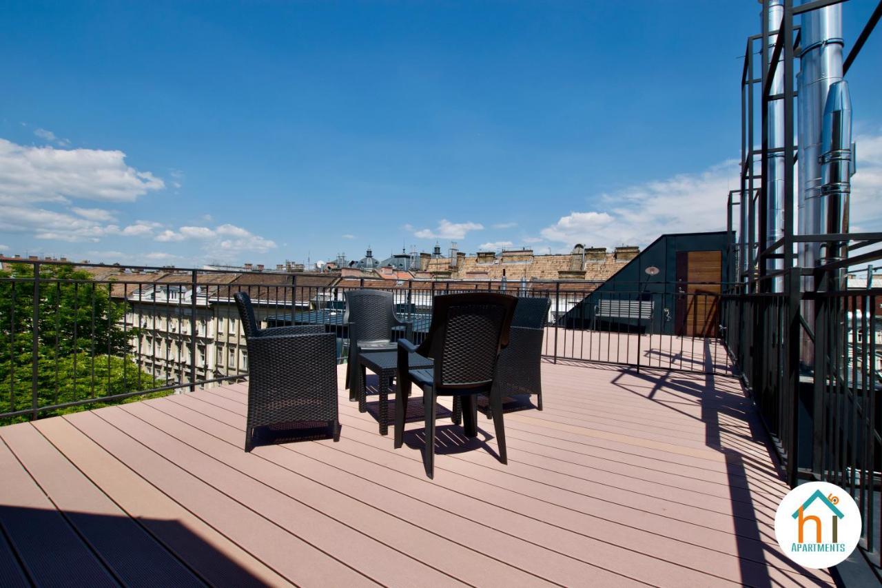 Premium Apartment By Hi5 - Penthouse Studio + Rooftop Будапеща Екстериор снимка