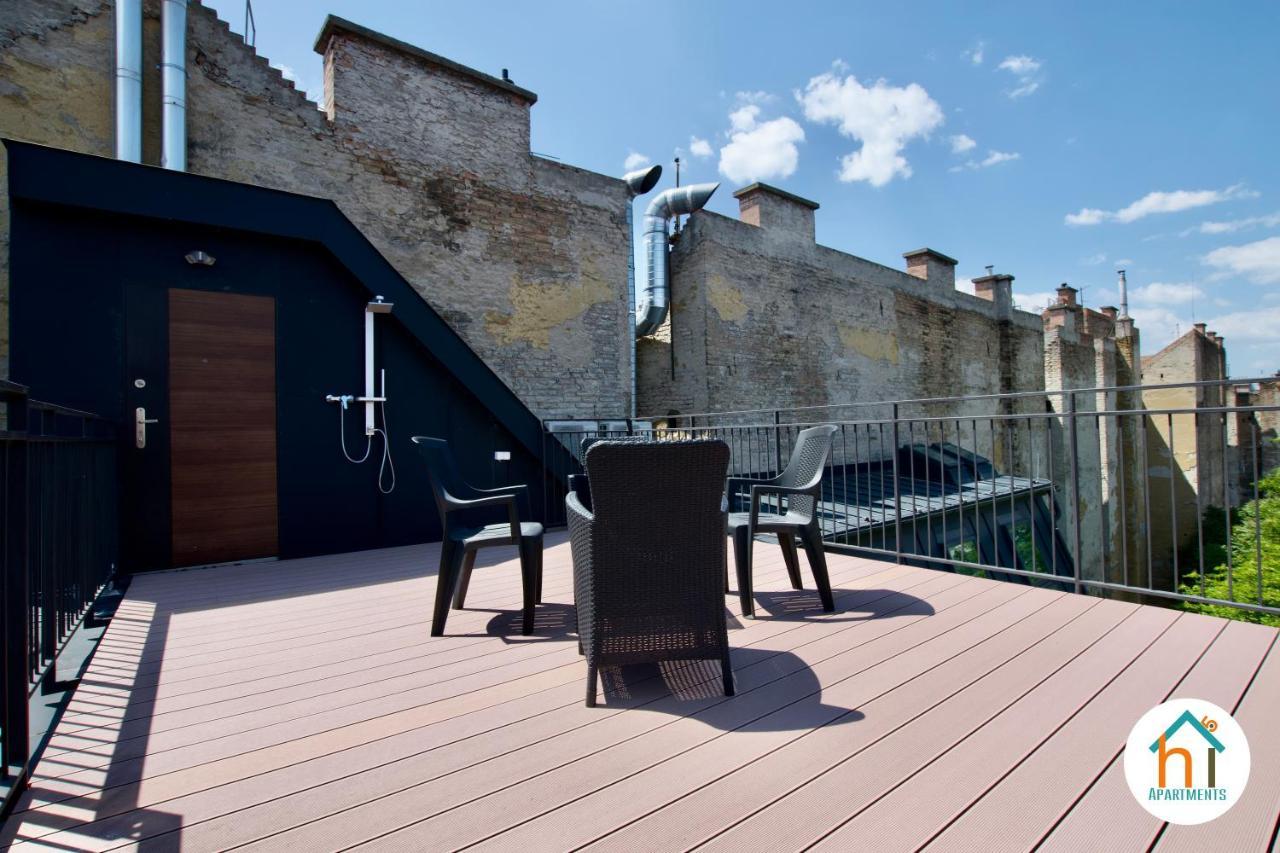 Premium Apartment By Hi5 - Penthouse Studio + Rooftop Будапеща Екстериор снимка